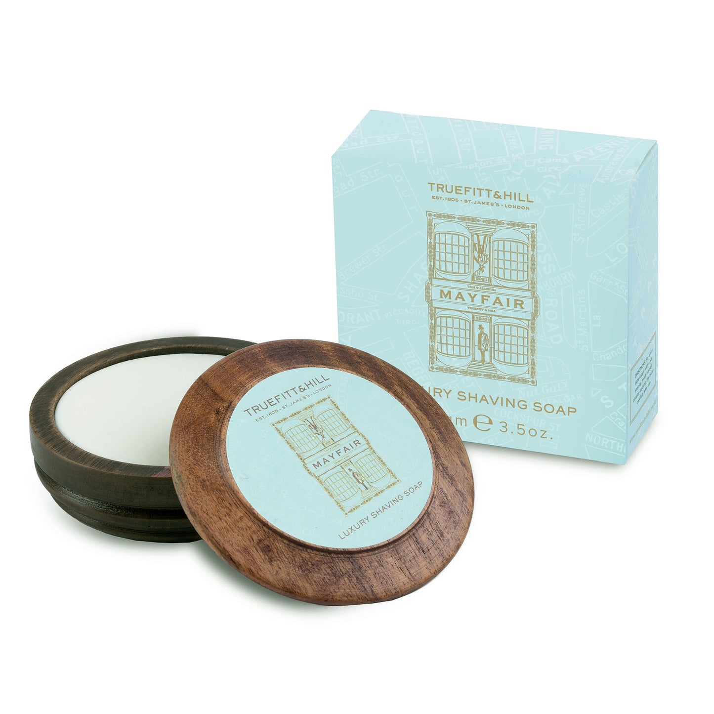 Mayfair Shaving Soap in Wooden Bowl