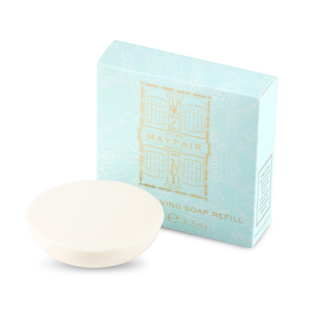 Mayfair Shaving Soap Refill Wooden Bowl