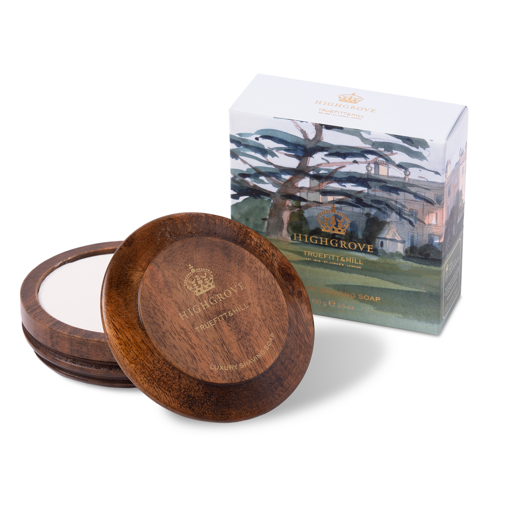 Highgrove Luxury Shaving Soap Wooden Bowl
