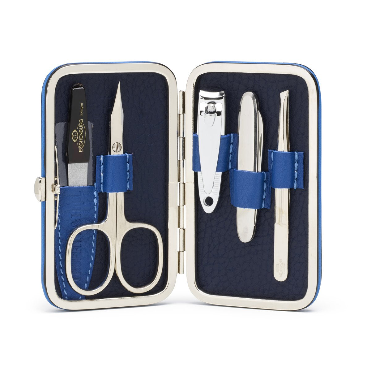 Smooth Leather Framed Manicure Set - 5 Piece