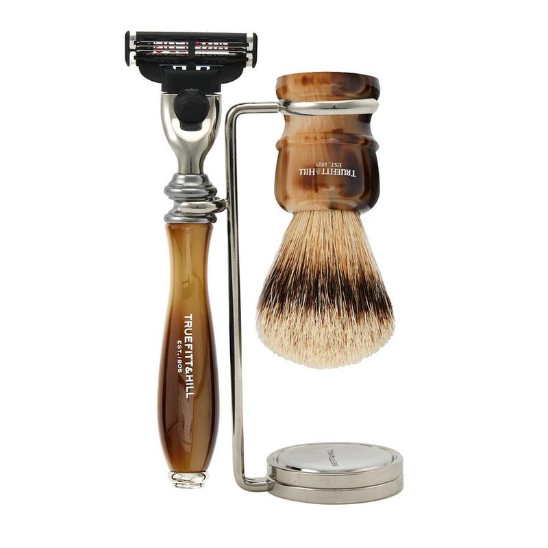 Razor & Brush Set | Wellington Collection & Truefitt & Hill